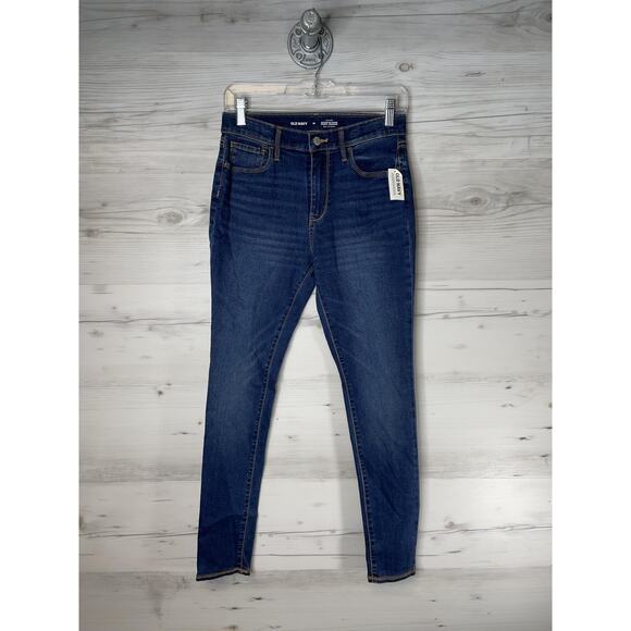 Old Navy Jeans Girls 16 High-Rise Rockstar Super Skinny Jeggings Built-In Tough - Picture 1 of 14